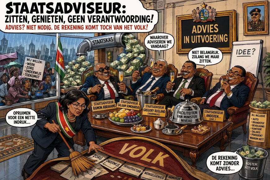 Staatsadviseurs: zitten zonder taak, kosten zonder rem  