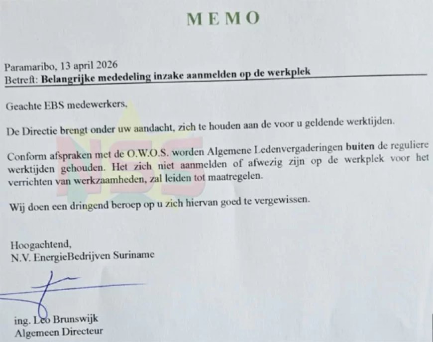 OWOS legt werk neer bij EBS: Directie weigert structureel overleg