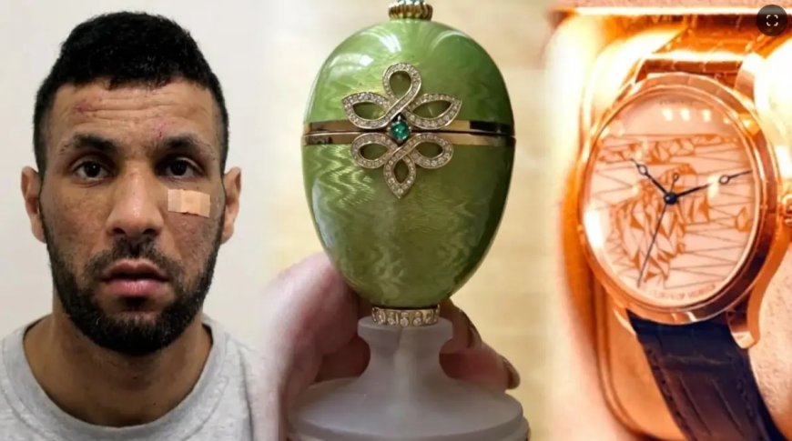 Twee jaar cel voor dief die tas met Fabergé-ei en duur horloge stal in Londen