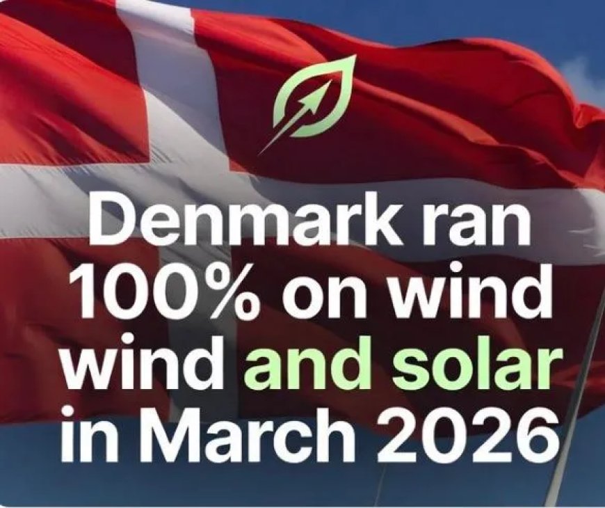 Denemarken draait maand volledig op wind en zon
