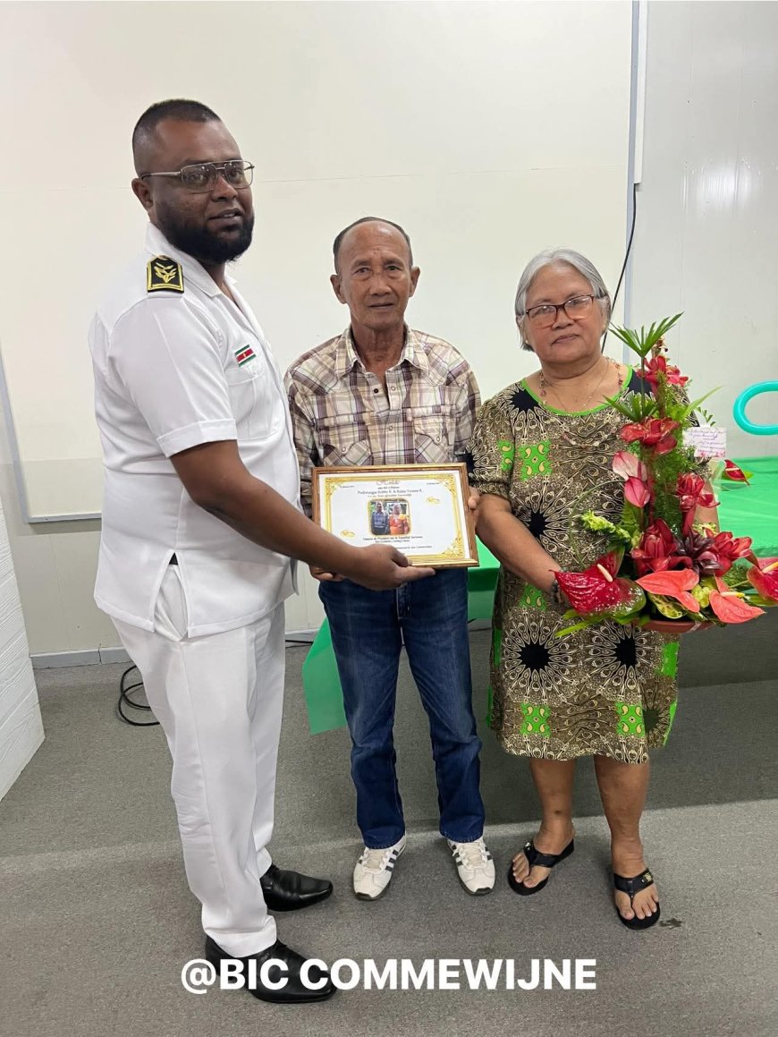 Drie echtparen in Commewijne geëerd bij huwelijksjubilea