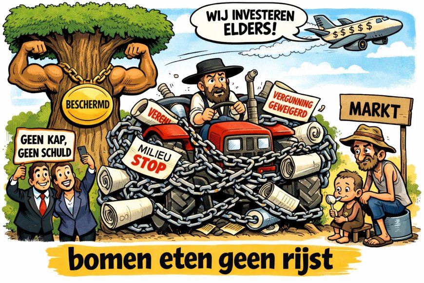 Ontbossing is misdaad, honger is beleid