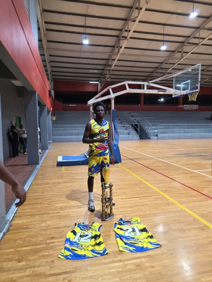 Surinaams tintje aan Trinidadiaans kampioenschap: Ronaldinho Esajas pakt basketbaltitel met M