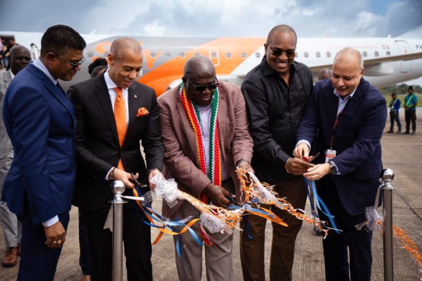 Inaugurele vlucht Sky High Dominicana markeert versterking banden Suriname-Dominicaanse Repub