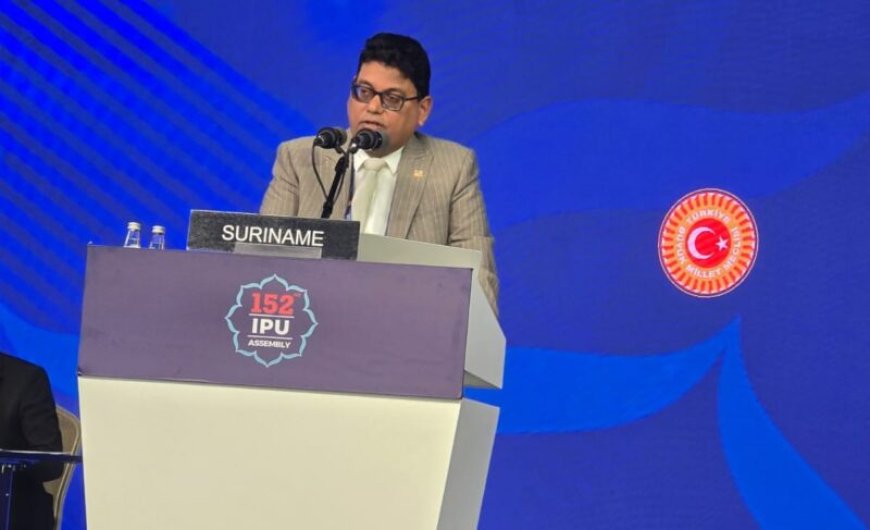 Gajadien pleit bij IPU voor toekomstperspectief jongeren en integrale aanpak crises