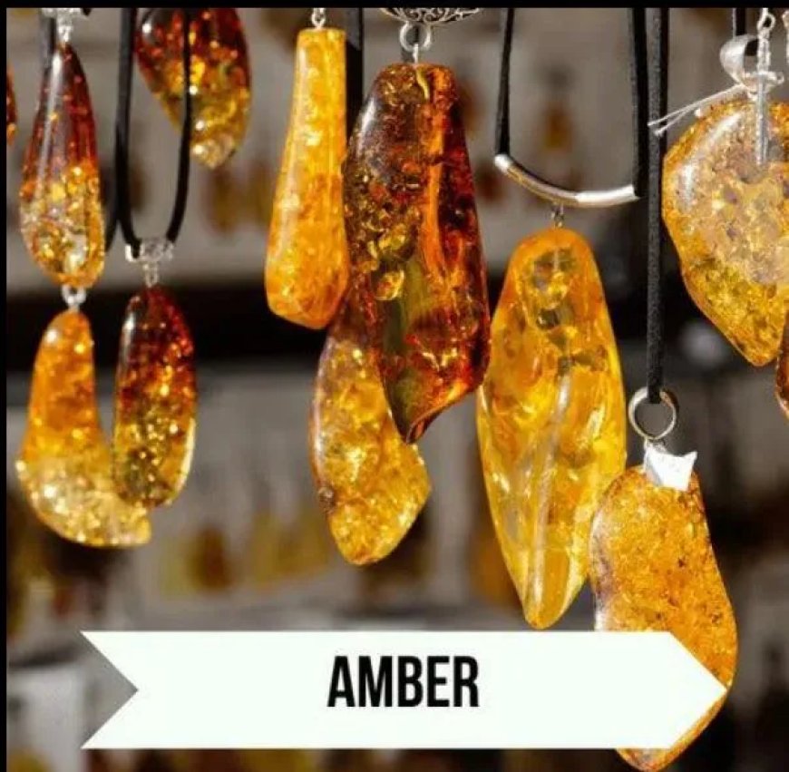 Fossiele hars keert terug als luxeproduct