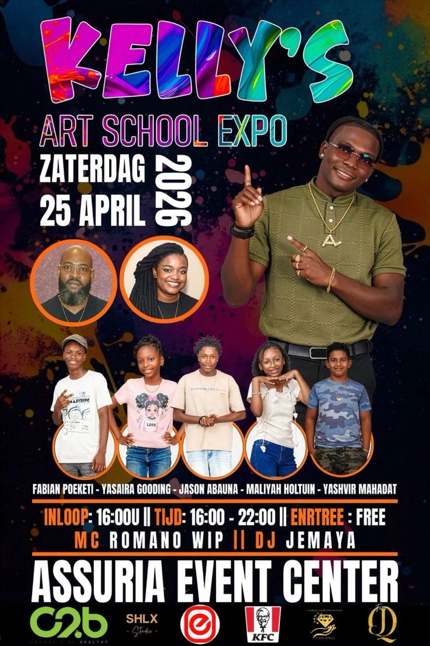 Kelly’s Art School organiseert kunstexpo in Paramaribo