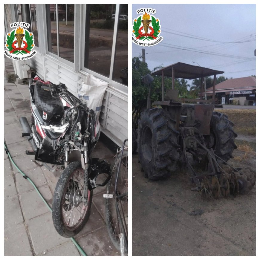 Bromfietser (21) zwaargewond na aanrijding met niet-gekeurde en -verzekerde onverlichte tract