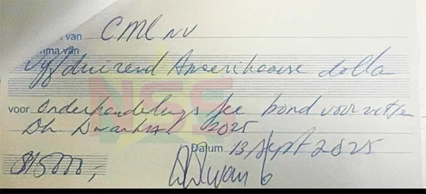 Vakbondsleider Dwarka reageert op betaling van US$ 5000 bij Canawaima