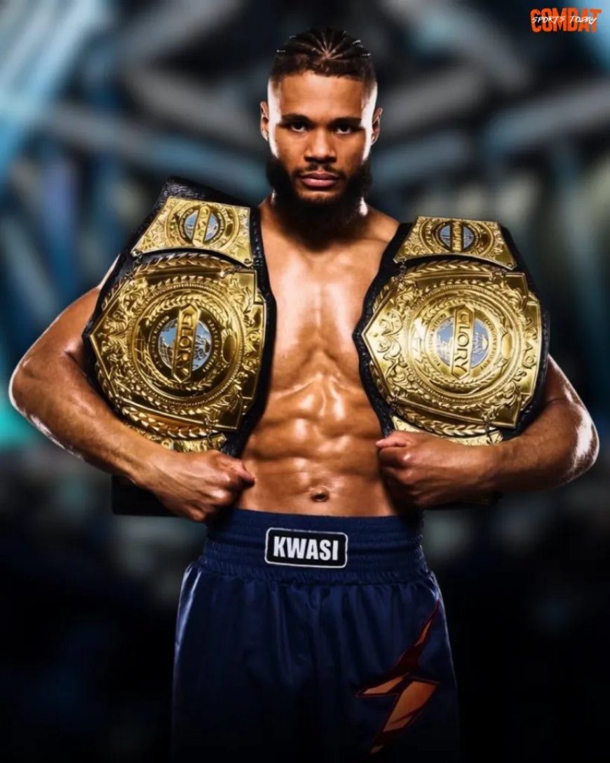 Kwasi verslaat Wisse bij GLORY 107 en heeft nu wereldtitels in twee klassen