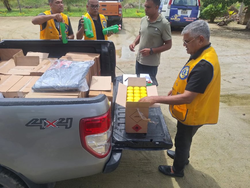 lions club parwani brengt hygiëne naar zorginstellingen