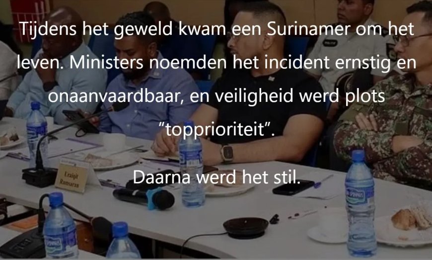 Stilte na geweld bij Rosebel