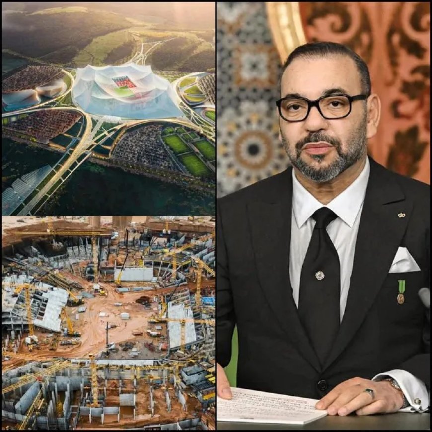 Marokko start bouw grootste voetbalstadion ter wereld