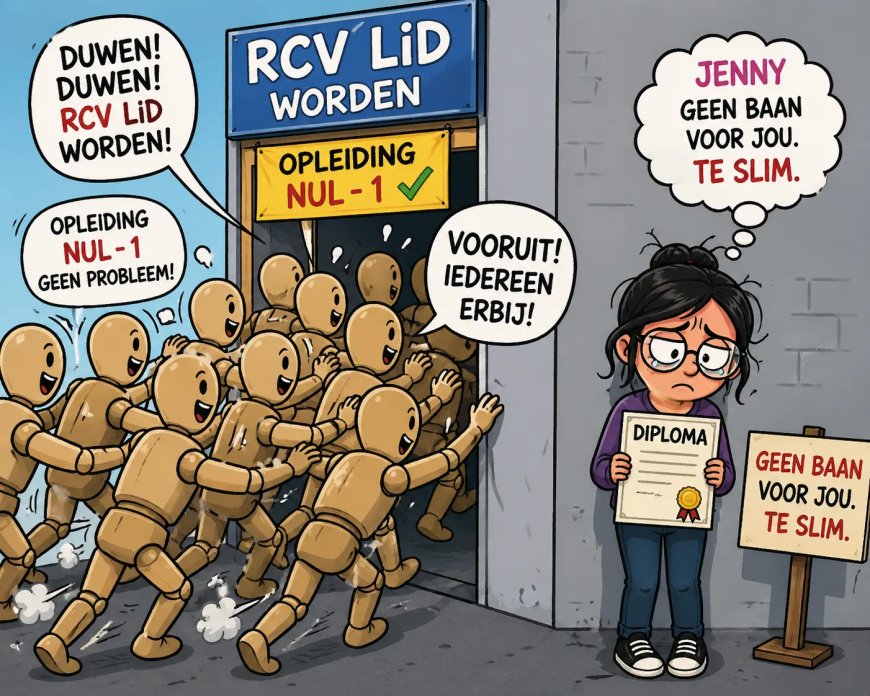 Diploma? Afgekeurd. Duwkracht? Aangenomen.