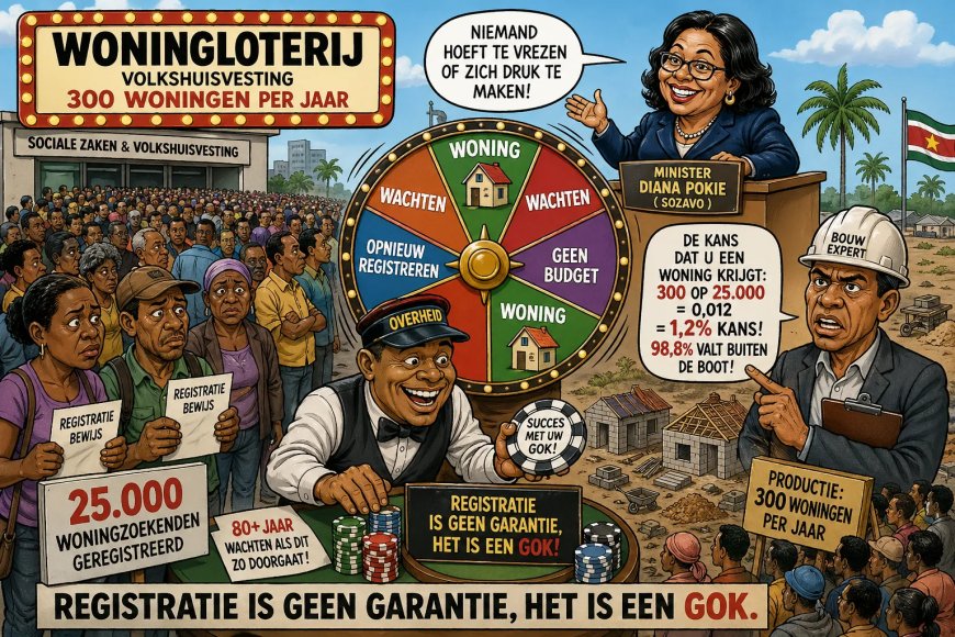 Woning loterij zonder jackpot