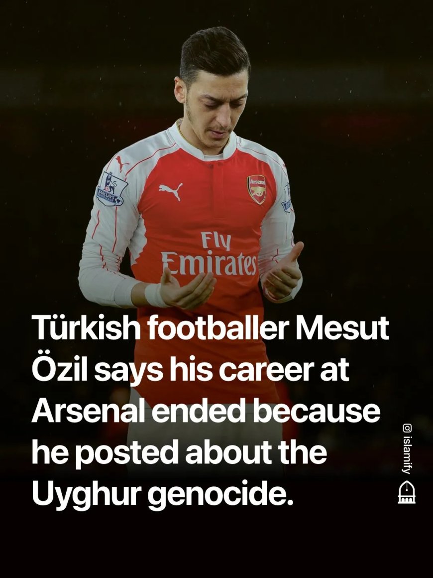 Özil: carrière bij Arsenal eindigde na kritiek op China