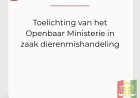 Toelichting OM in zaak mishandeling en doden poes