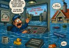 Pompbediende van gemaal in de problemen…????