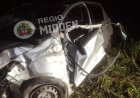 Auto slaat over de kop, bestuurder spoorloos, mede-inzittenden gewond
