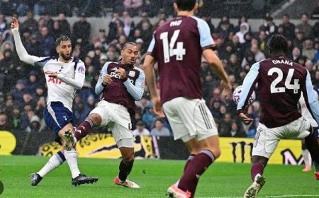 Tottenham ontsnapt aan degradatiezone na zege op Aston Villa