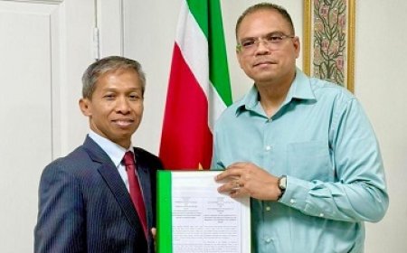 Suriname en Indonesië tekenen overeenkomst voor training in voedselverwerking