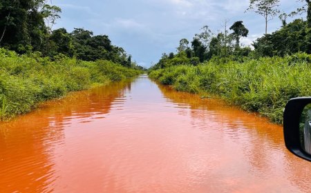 Vuilophaal in Kabalebo tijdelijk onderbroken door zware regenval