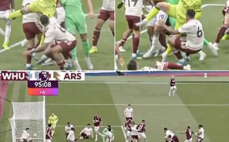 VAR-drama redt Arsenal tegen West Ham