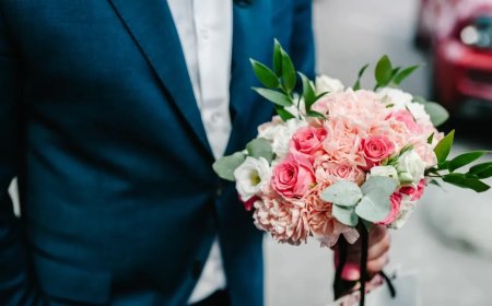 Bloemen bij het ontslag  