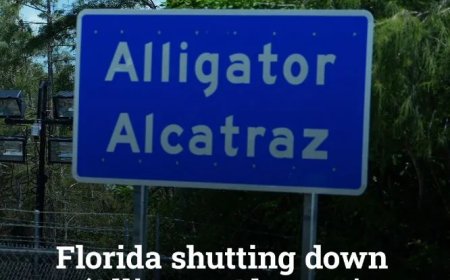Florida sluit omstreden detentiecentrum “Alligator Alcatraz”