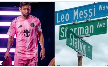 Straat in Miami vernoemd naar Lionel Messi