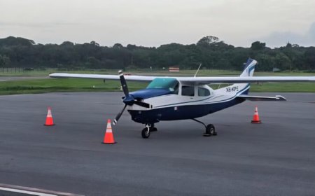 Cessna zonder toestemming geland op EAG-Airport