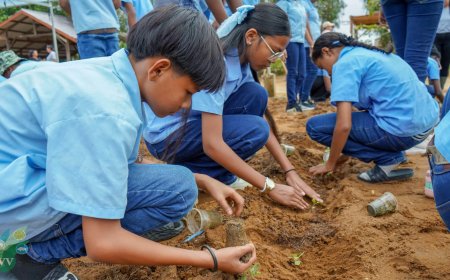 LVV viert Wereld Plantendag met scholieren in Tamansari