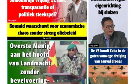 Dagblad Suriname, woensdag 20 mei 2026