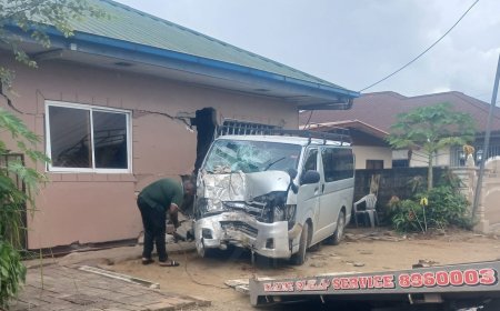 Busje met hoge snelheid ramt woning aan Agnoriaweg