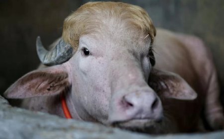 Zeldzame 'Donald Trump'-buffel uit Bangladesh wordt sensatie rond Eid