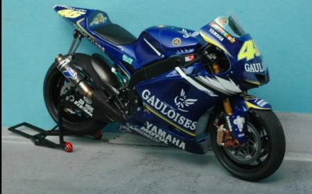 Yamaha MotoGP motor zonder zichtbare schroeven gebouwd