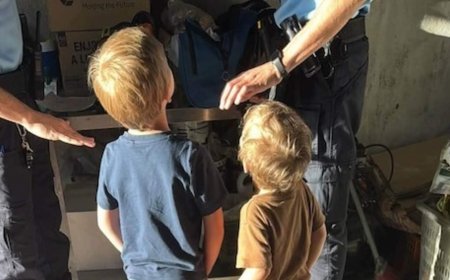 Man die kinderen (3 en 5) geblinddoekt achterliet blijkt gewelddadig verleden te hebben