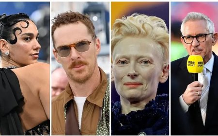 Dua Lipa en Benedict Cumberbatch roepen Britse regering op tot actie in Gaza