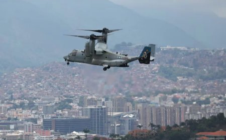 VS voert militaire oefening uit boven Caracas