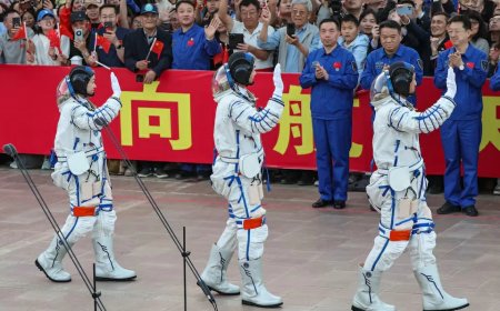 China stuurt astronaut op jaarlange ruimtemissie, wil maanlanding in 2030