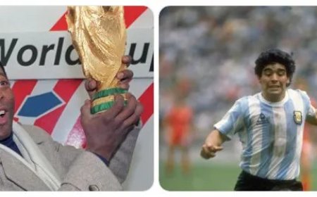 Pelé en Maradona blijven eeuwige legendes
