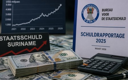 VES: staatsschuld Suriname in negen maanden met ruim US$ 700 miljoen gestegen