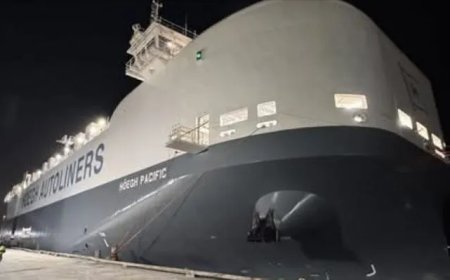 Noors schip levert 800 voertuigen af in Guyana