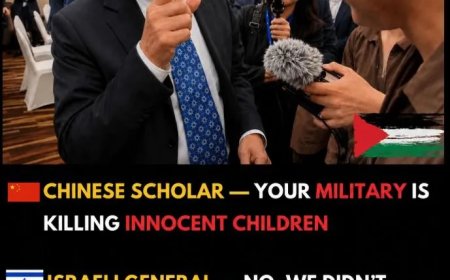 Chinese wetenschapper confronteert Israëlische generaal over Palestijnse kinderen