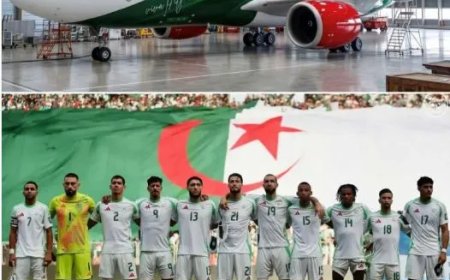 Air Algérie onthult speciaal WK-vliegtuig voor nationale ploeg