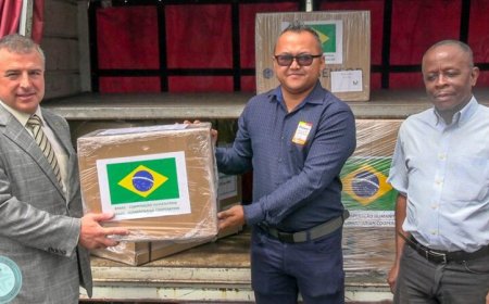 Braziliaanse ambassade doneert vaccins, Covid-19-testen en malaria medicatie aan BOG