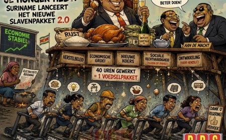 Werken tot je honger hebt: Suriname lanceert het nieuwe slaven pakket 2.0  