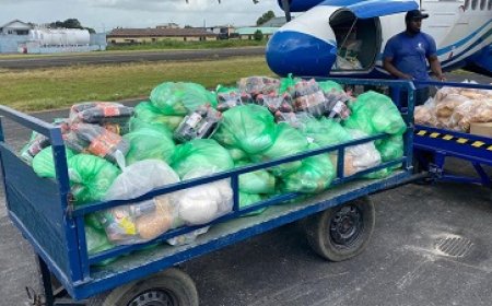 Voedselhulp voor door wateroverlast getroffen dorpen in Zuid-Suriname