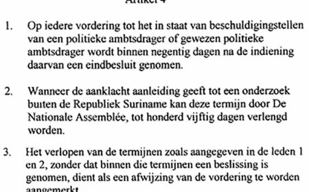 Meerderheid DNA lijkt voor in staat van beschuldigingstelling ex-ministers te zijn; deadline 