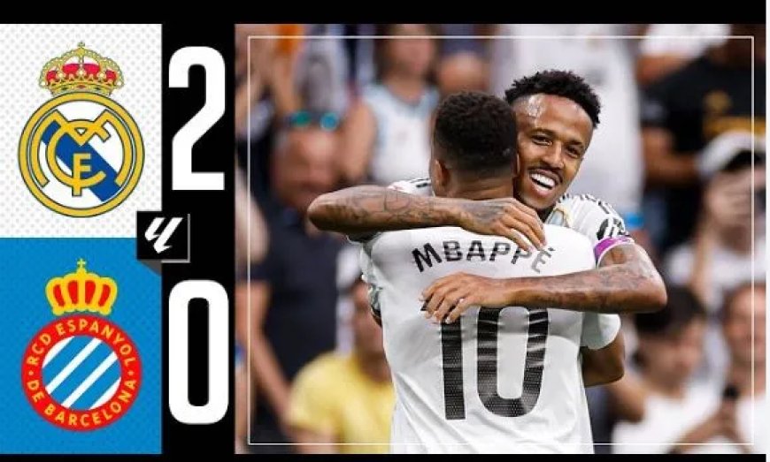 Real Madrid stelt titelviering Barcelona uit met zege op Espanyol